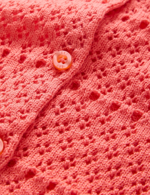 Girls Pointelle Cardigan