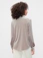 Recycled Relaxed Velvet Easy Shirt