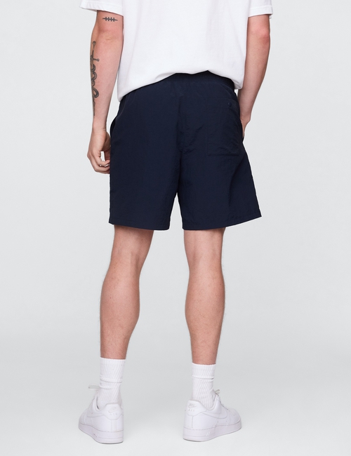 100% Recycled Pull-On Nylon Shorts