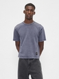 SS WORLD STANDARD CROPPED LOGO T