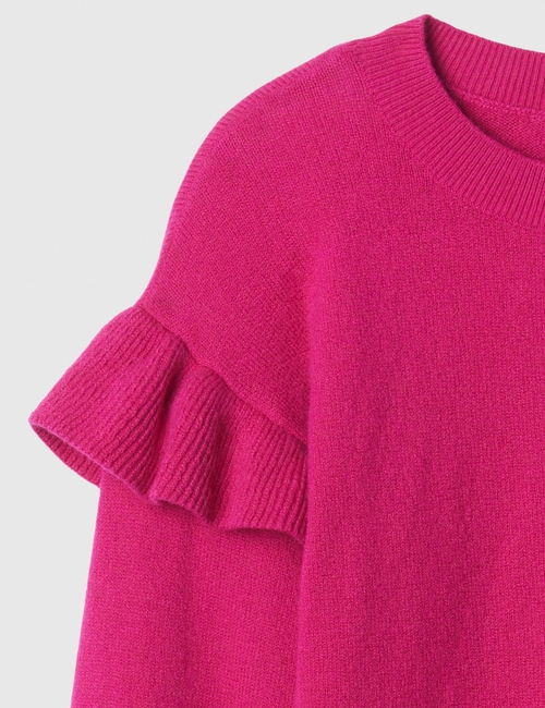 Kids CashSoft Ruffle Sweater