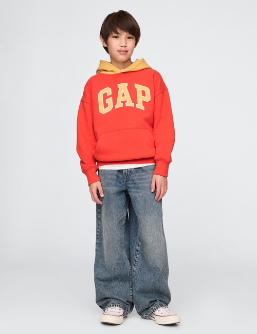 Kids Vintage Soft Logo Hoodie