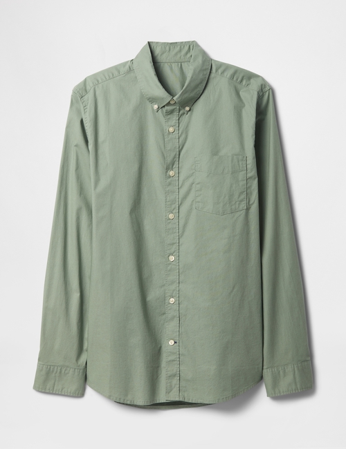 Stretch Poplin Shirt in Standard Fit