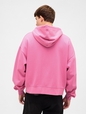 Heavyweight Oversized Crop Zip Hoodie