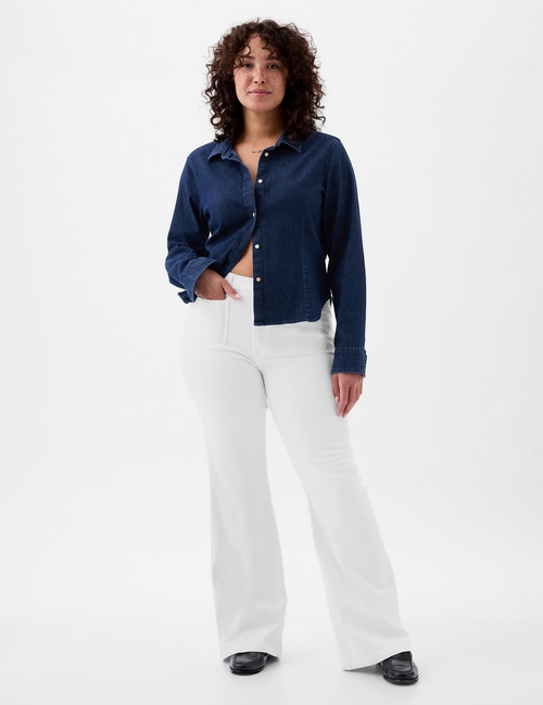 High Rise '70s Flare Jeans