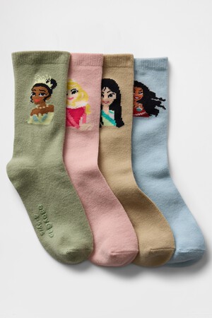 babyGap | Disney Princess Crew Socks (4-Pack)