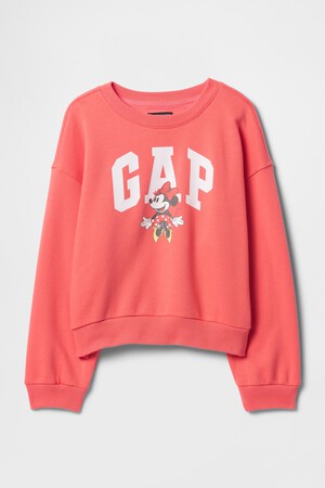 GapKids | Disney Minnie Mouse Oversized Logo Sweatshirt