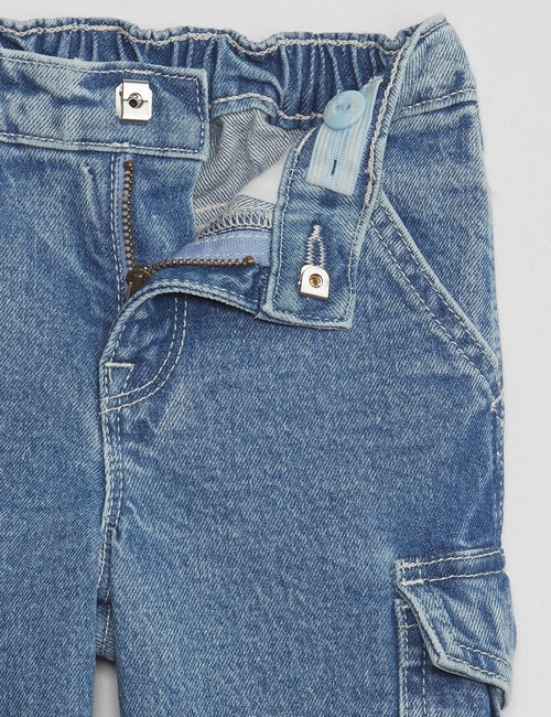babyGap Wide-Leg Cargo Jeans