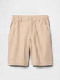 Kids 8" Linen-Cotton Shorts