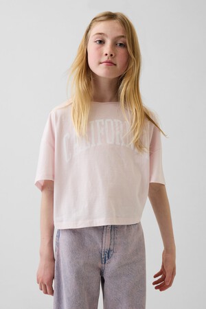 Kids Oversized Wide-Neck T-Shirt
