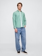 Stretch Poplin Shirt in Standard Fit
