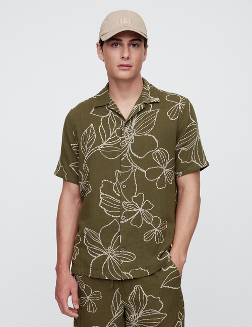 V-SS TEXTURE RESORT COLLAR