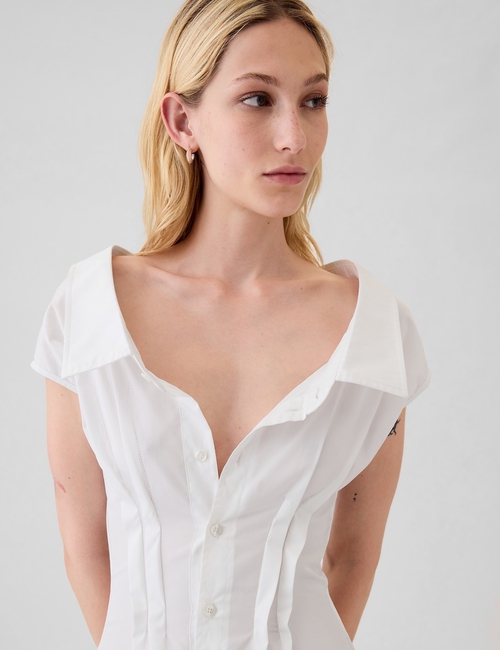 Poplin Shirtdress Created by Zac Posen