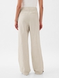 365 High Rise Linen-Cotton Trousers