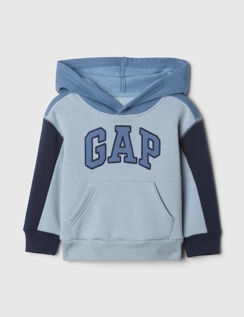 babyGap Relaxed Colorblock Logo Hoodie