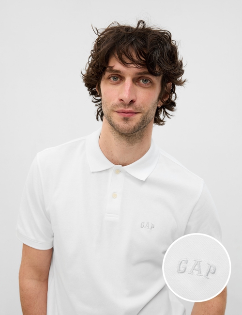Gap Logo Pique Polo Shirt