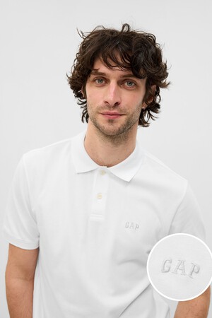 Gap Logo Pique Polo Shirt