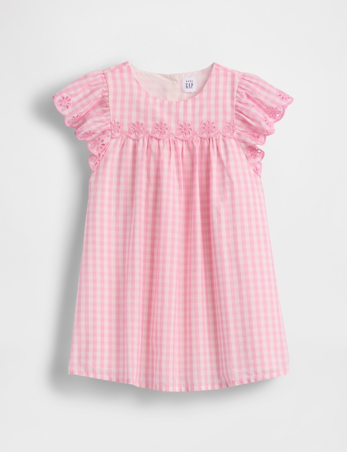 EYELET DRESS