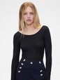 GAP STUDIO KNIT SCOOP BACK BODYSUIT