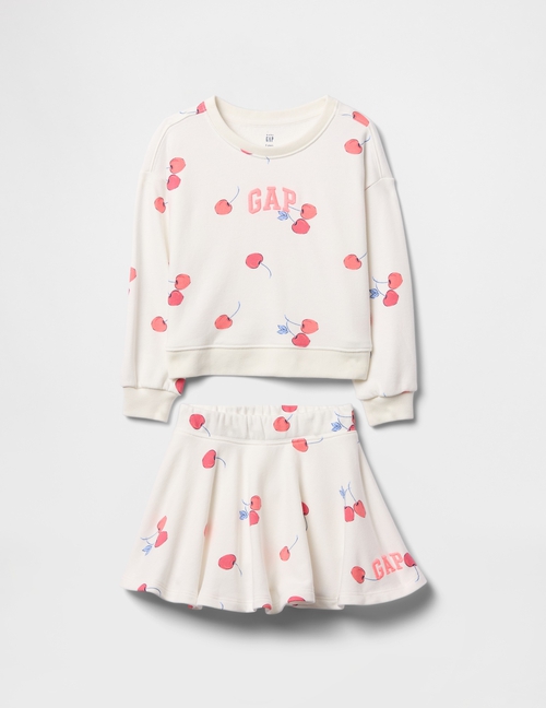Baby & Toddler Vintage Soft Skort Sweat Set