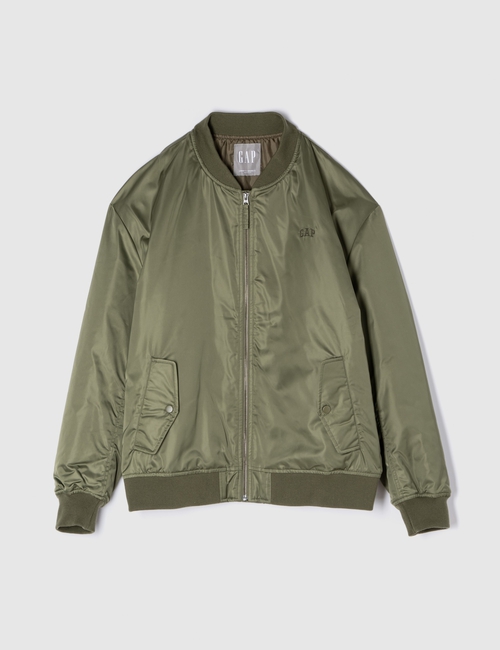 Relaxed Logo Bomber Jacket