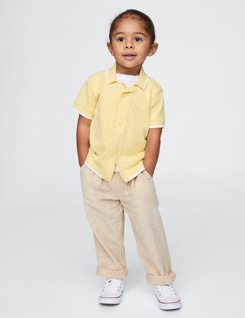 Baby & Toddler Linen-Cotton Pull-On Pants