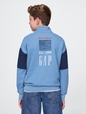 Kids Vintage Soft Half-Zip Logo Pullover