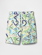 Kids Relaxed Gap Print Pull-On Shorts