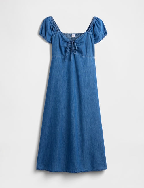 V-SS TIE PUFF SLV MAXI