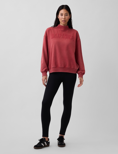 Heavyweight French Terry Oversized Mockneck Sweatshirt