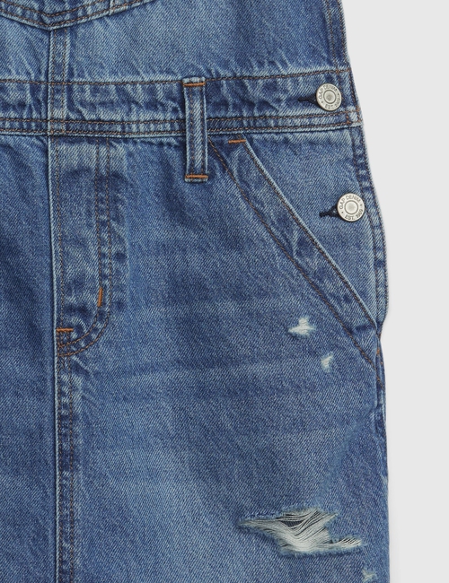 Kids Denim Pinafore Dress