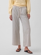 Low Rise '90s Loose Easy Crop Stripe Jeans