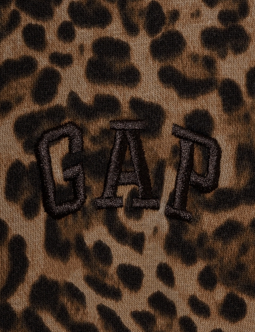 VintageSoft Crop Logo Hoodie