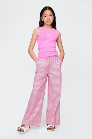 Kids Poplin Baggy Pants
