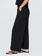 Organic Cotton Heavyweight Cropped Wide-Leg Pants