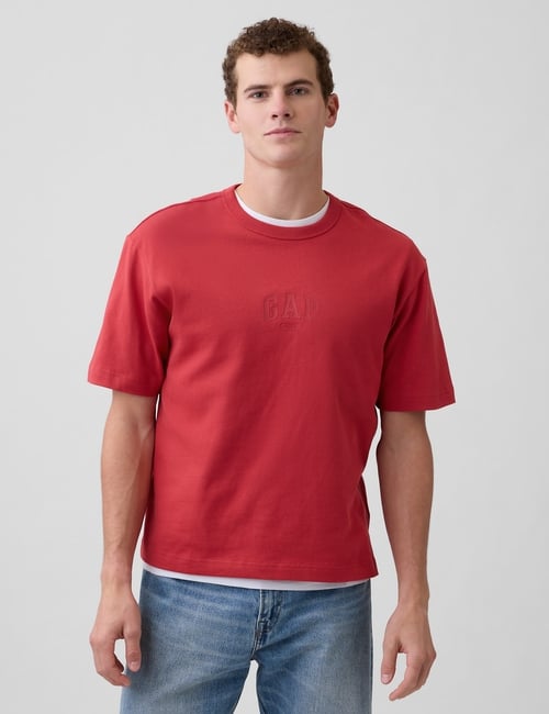 Heavyweight Relaxed 1969 Logo Crop T-shirt