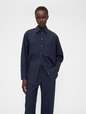 GAP STUDIO TROPICAL WOOL BIG SHIRT
