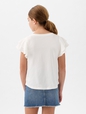 Kids Flutter Sleeve Logo T-Shirt