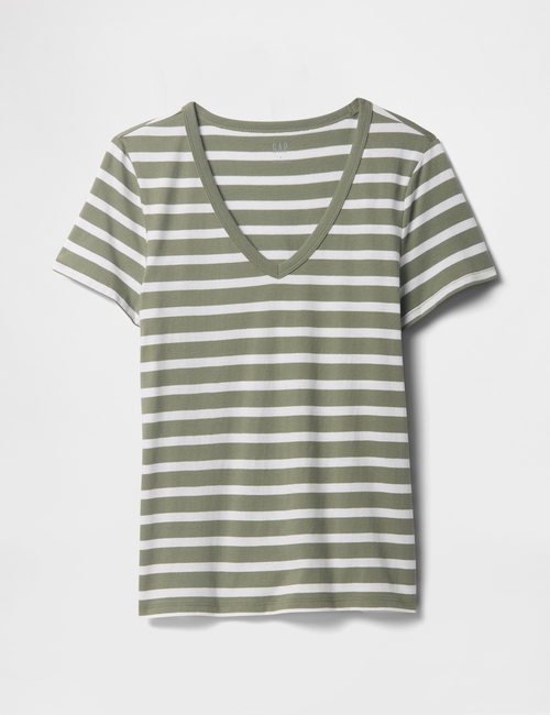 Favorite Stripe V-Neck T-Shirt