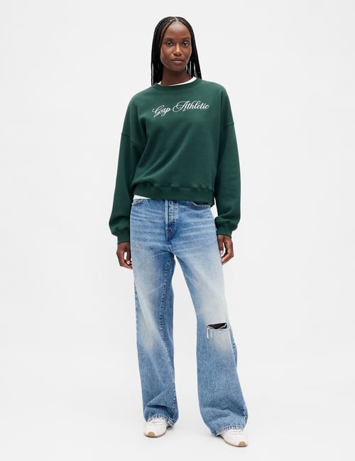 LOGO WEDGE PULLOVER