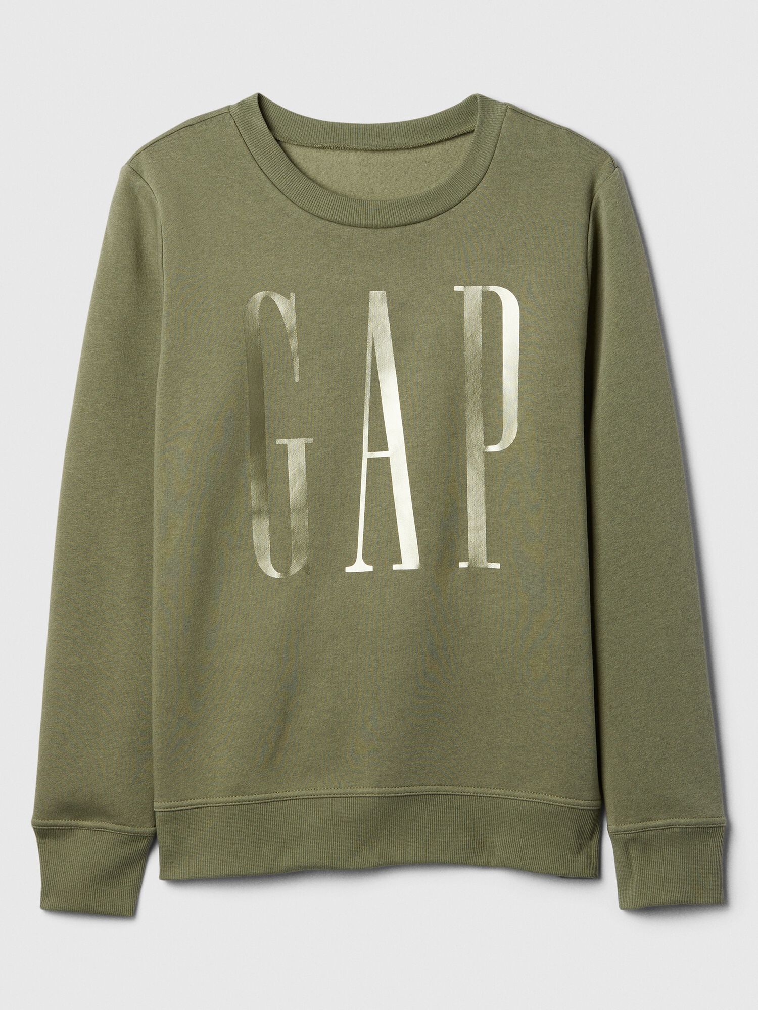 Gap logo fleece crewneck sweatshirt discount