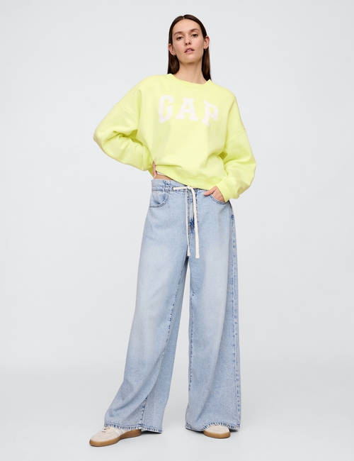 Oversized Gap Logo Sweatshirt