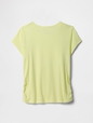 Kids Ruched Gap Logo T-Shirt