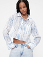 GapStudio Voile Crop Shirt
