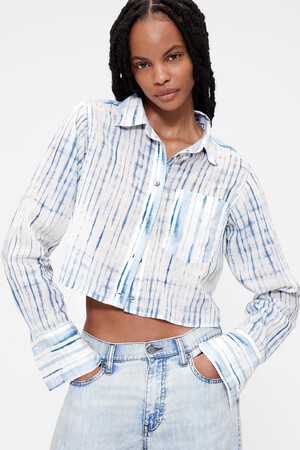 GapStudio Voile Crop Shirt