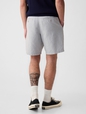 8" Linen-Cotton Shorts