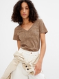 Organic Cotton Vintage V-Neck T-Shirt