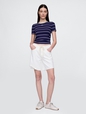 Modern Cropped Logo T-Shirt