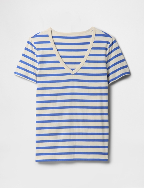 Favorite Stripe V-Neck T-Shirt