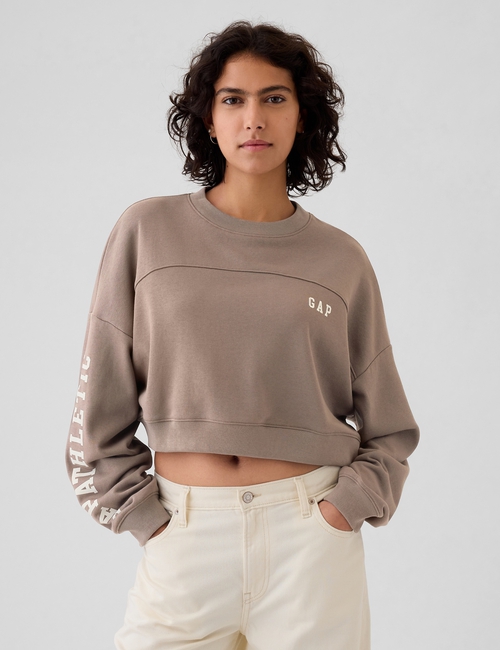 Vintage Soft Cropped Gap Logo Sweatshirt